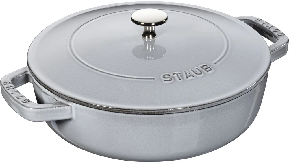 Staub - Daugiafunkcinė keptuvė kepimui - grafito pilkumo - 24 cm
