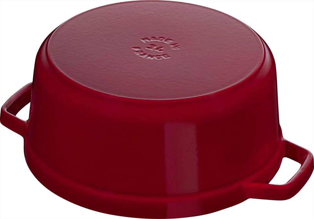 STAUB LA COCOTTE apvalus ketaus puodas 6,7 l, kaštoninis