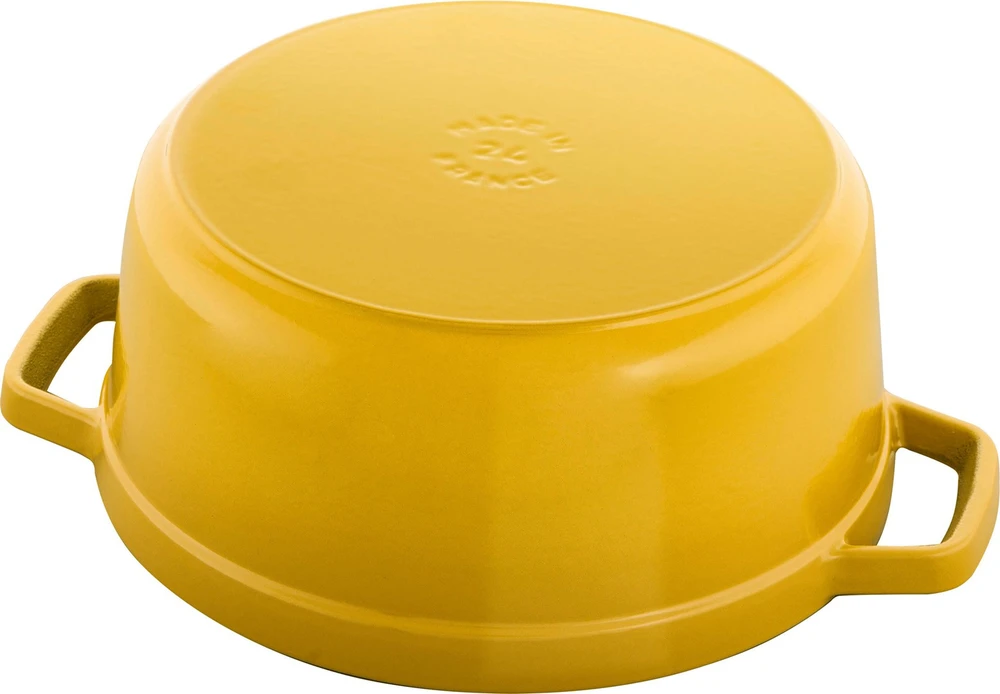 STAUB LA COCOTTE Apvalus ketaus puodas, 3,7 litro, citrininis