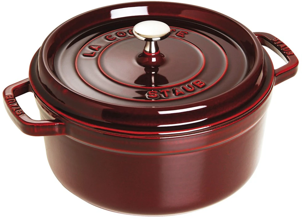 STAUB LA COCOTTE Ketaus puodas apvalus 3,8 l, grenadinas