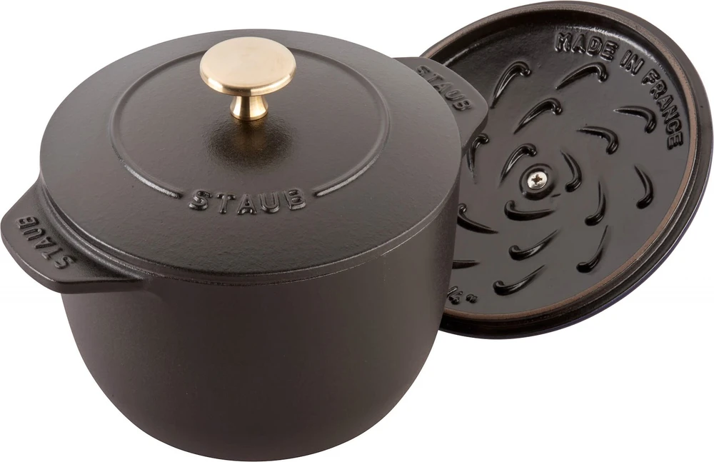 STAUB LA COCOTTE Mały garnek apvalus 16 cm, juoda