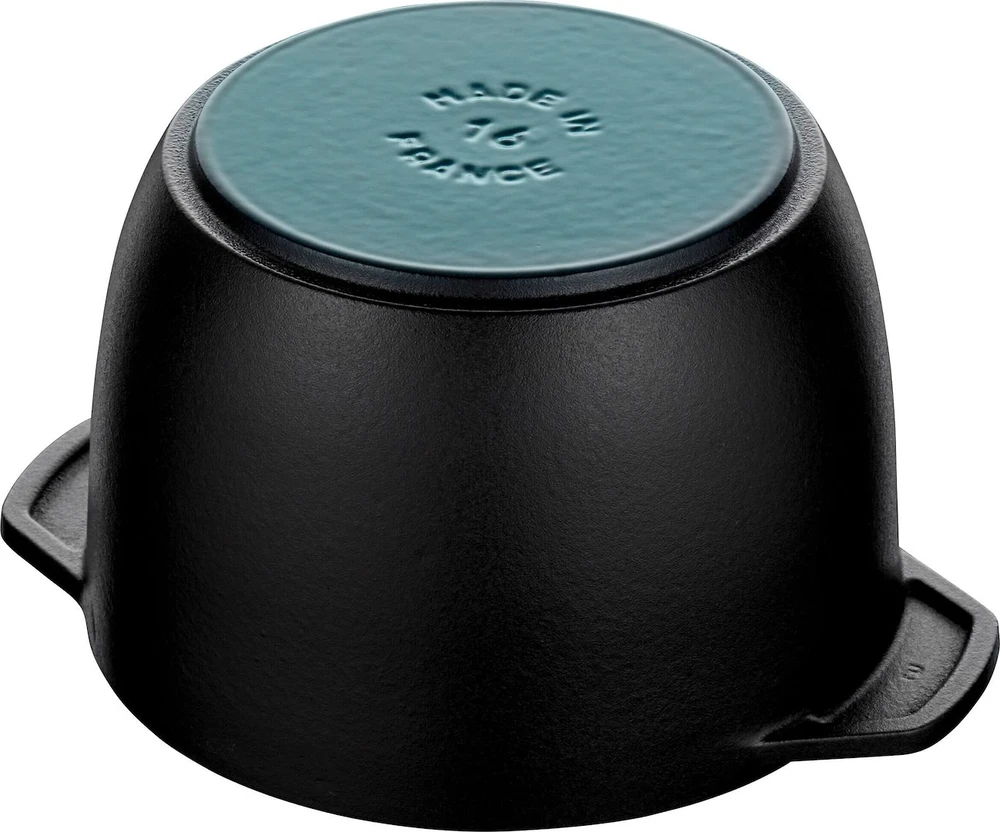 STAUB LA COCOTTE Mały garnek apvalus 16 cm, juoda