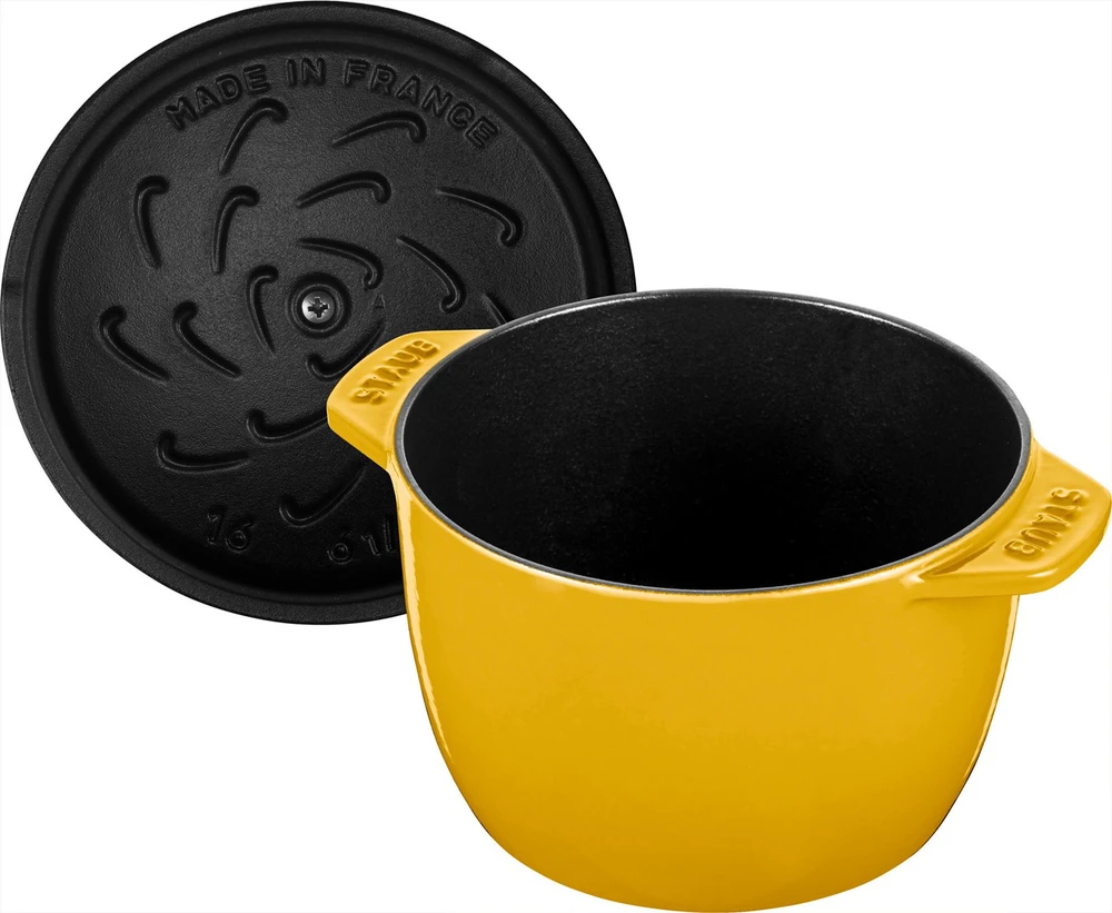 STAUB LA COCOTTE Mažas apvalus puodas 16 cm, citrininis