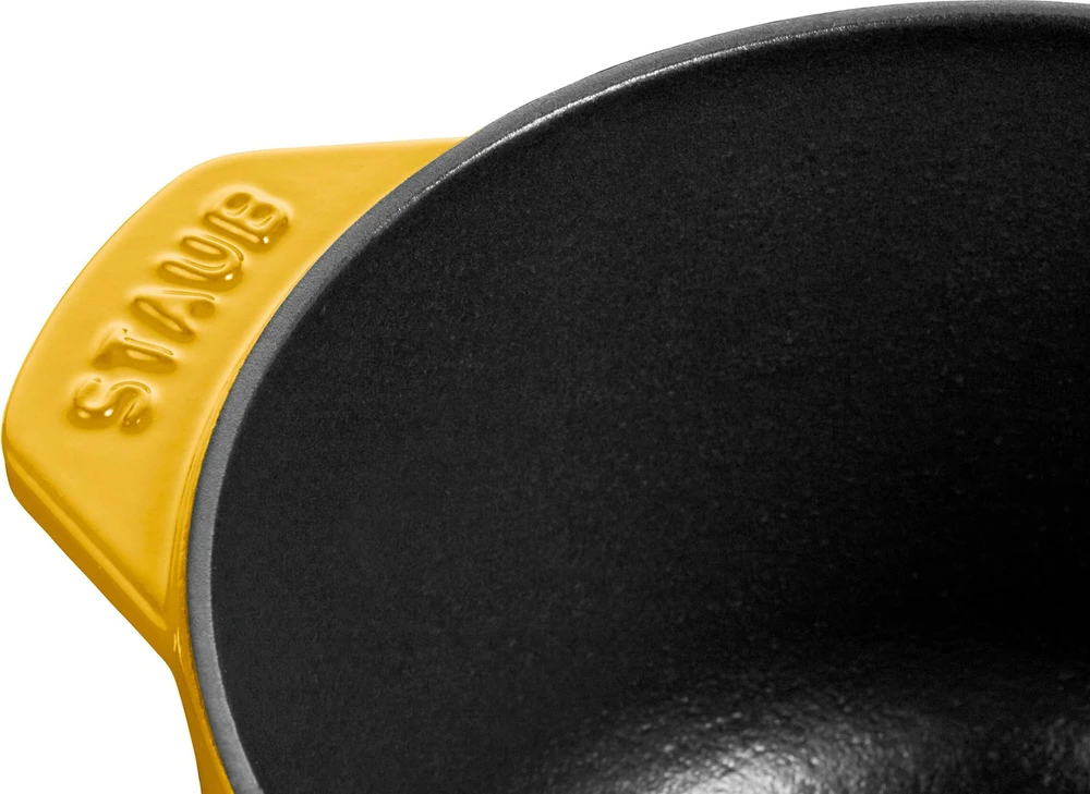 STAUB LA COCOTTE Mažas apvalus puodas 16 cm, citrininis
