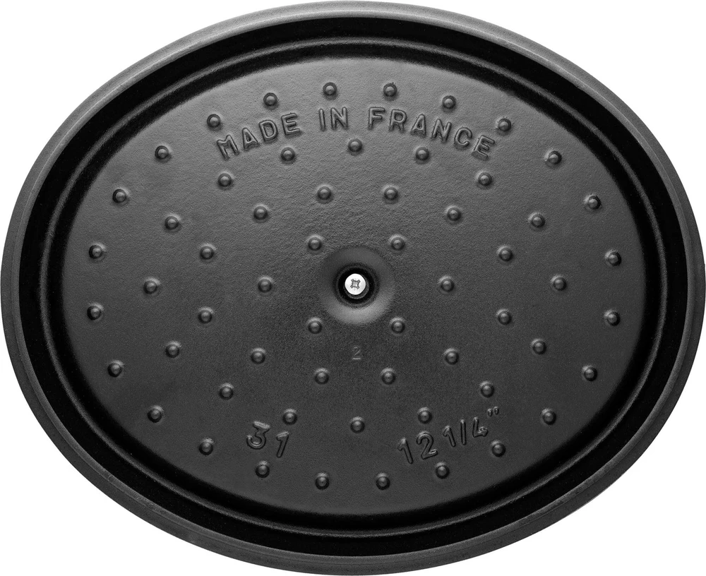 Ovalus ketaus puodas STAUB, 3,2 l spalva: balta