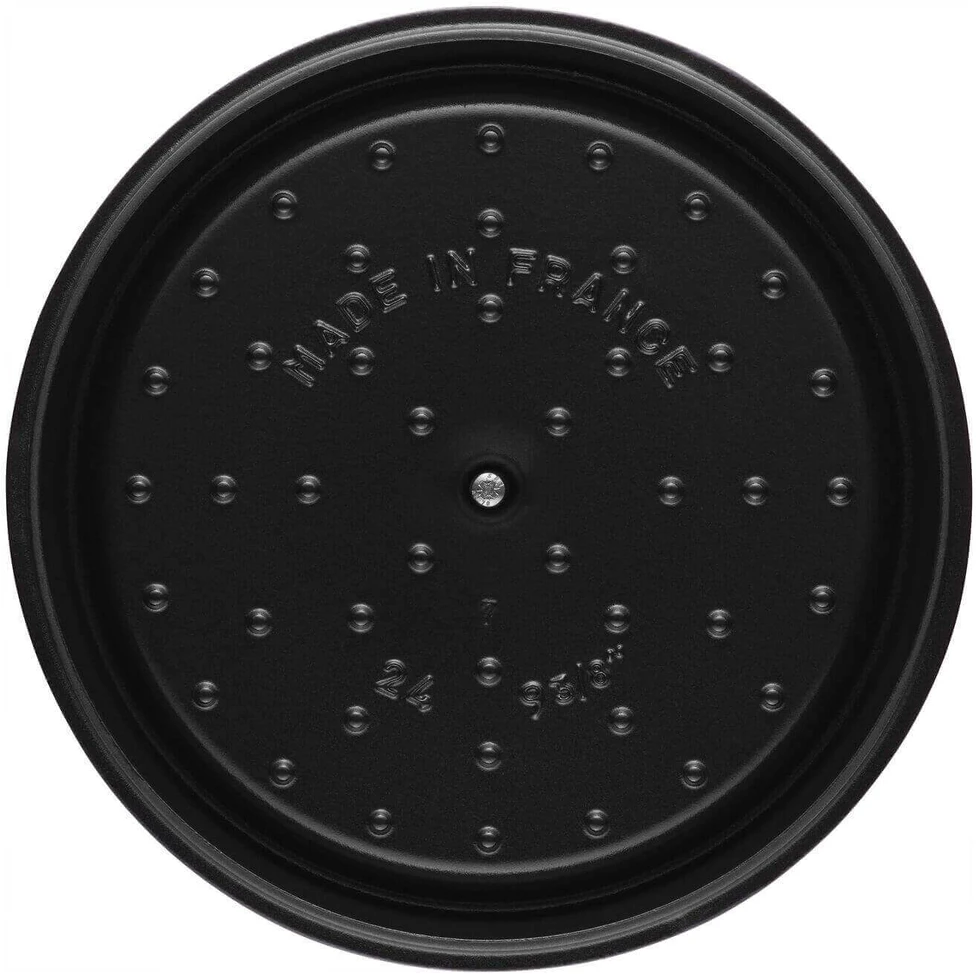 STAUB LA COCOTTE Puodas żeliwny apvalus aukštas 4.8 ltr, grafito