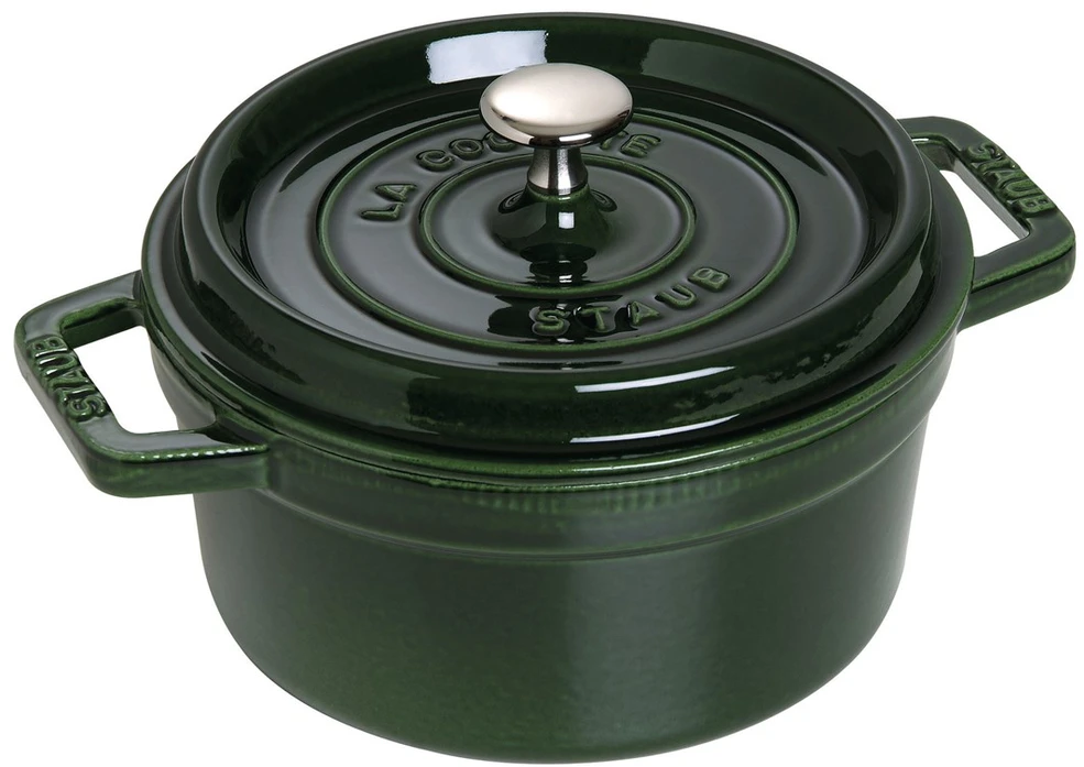 Staub 40503-109-0 Silikoninis konditerinis teptukas, juodas, medinis