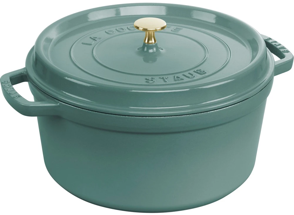 STAUB LA COCOTTE Ketaus puodas apvalus 6,7 ltr, eukaliptas