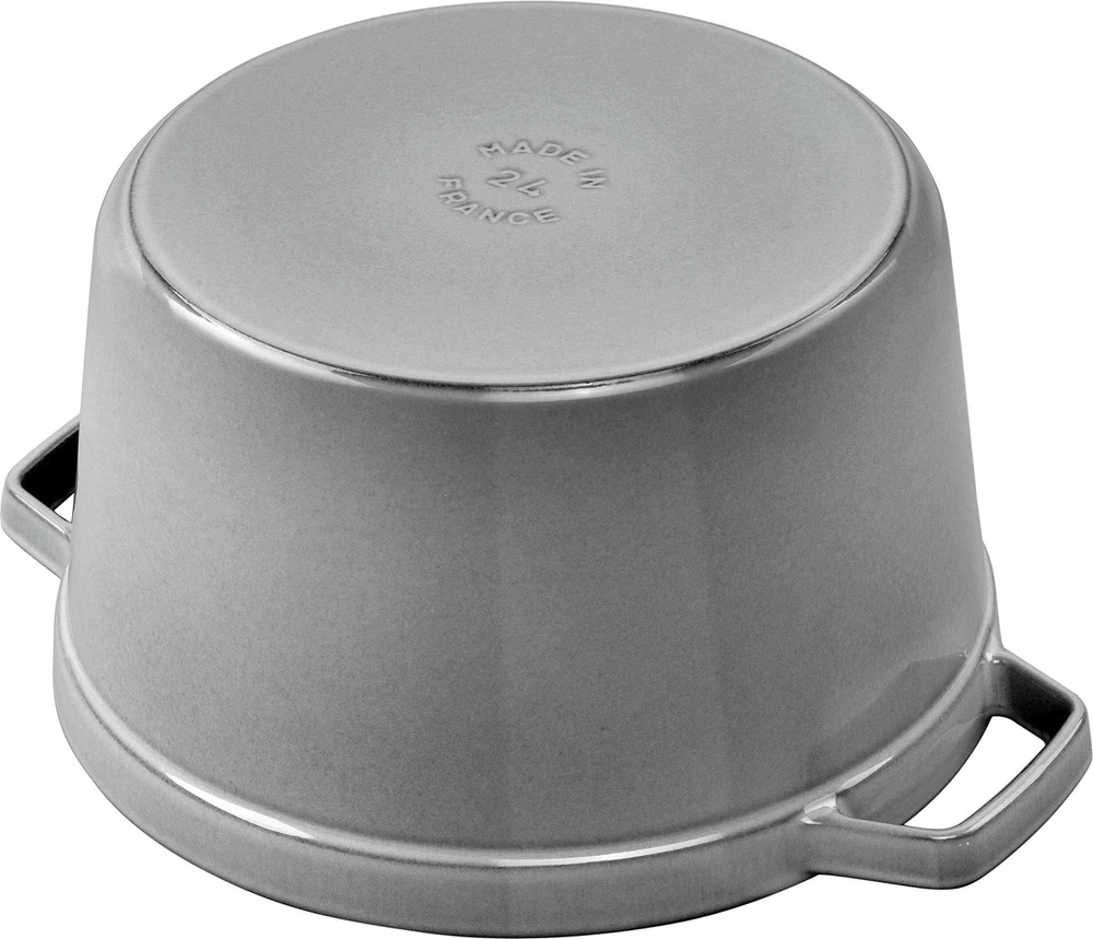 STAUB LA COCOTTE Puodas żeliwny apvalus aukštas 4.8 ltr, grafito