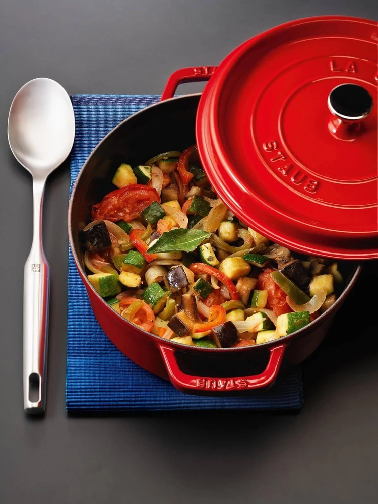 Zwilling Keptuvė - Staub Apvalus Keptuvė 24cm Ketaus Vyšnių Raudona