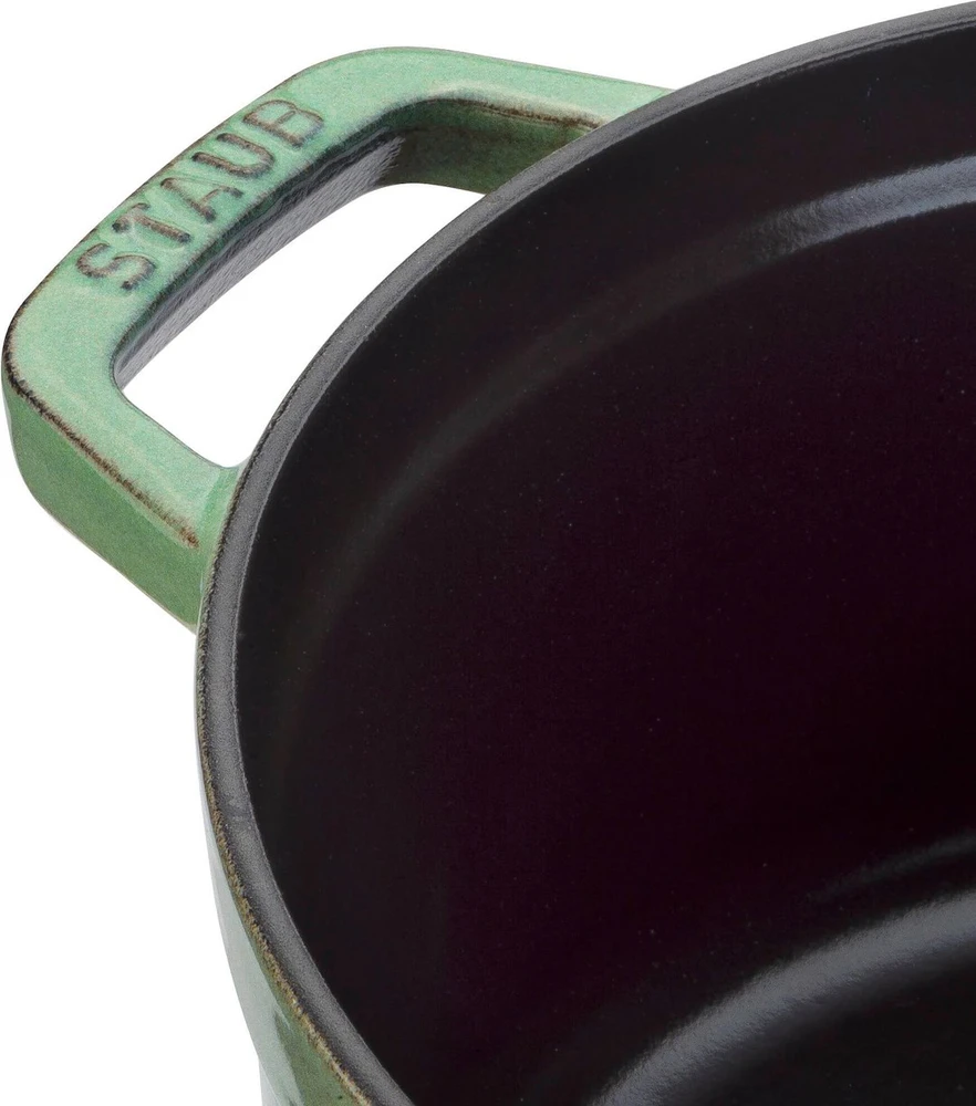 STAUB LA COCOTTE apvalus ketaus puodas 1,7 l mėtinis