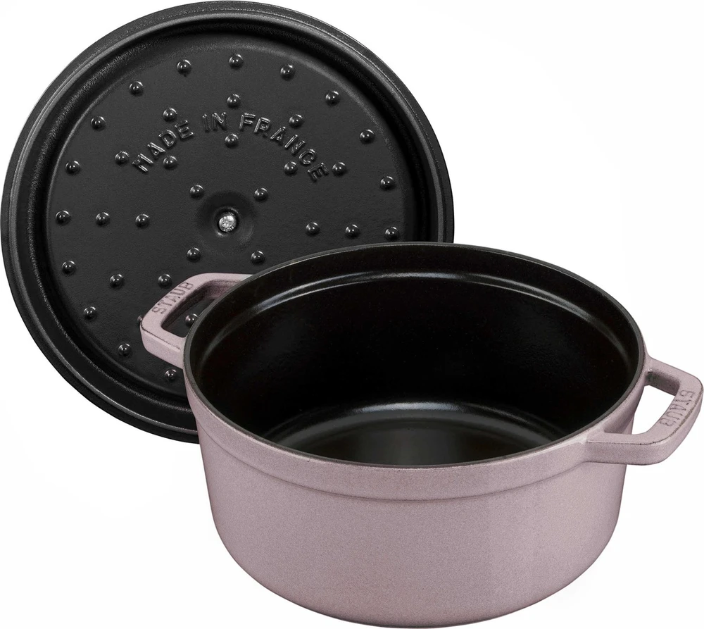 Staub apvalus ketaus puodas - 3,8 ltr, vyšnių žiedas