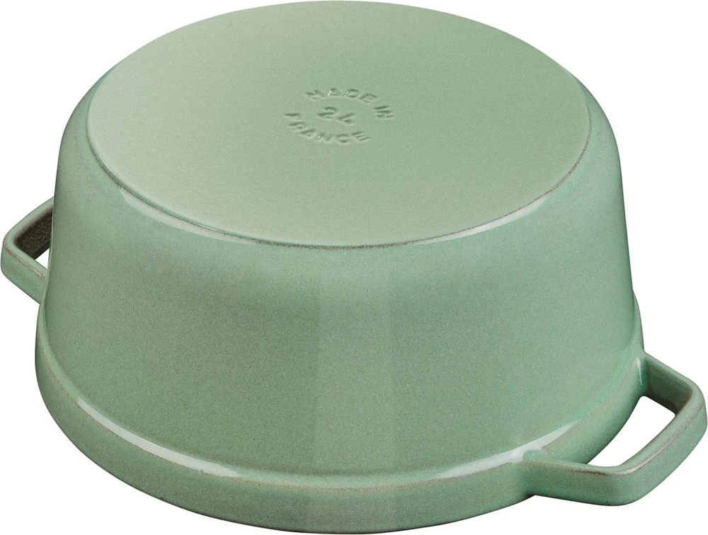 STAUB LA COCOTTE apvalus ketaus puodas 1,7 l mėtinis