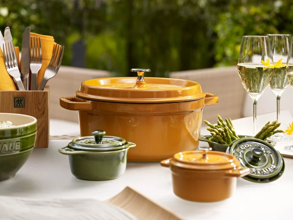 STAUB LA COCOTTE Puodo ketaus apvalus 6,7 ltr garstyciu