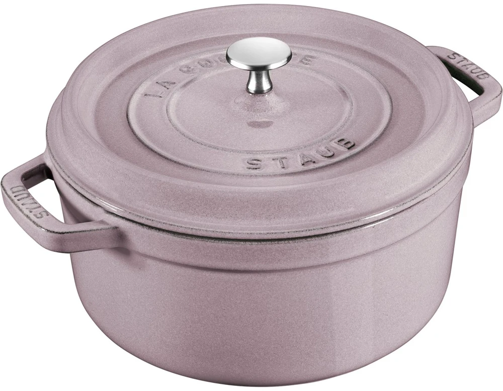 Staub apvalus ketaus puodas - 3,8 ltr, vyšnių žiedas