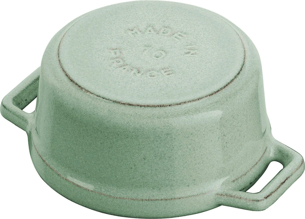 Staub Mini Cocotte mini apvalus ketaus puodas 250 ml, mėtų