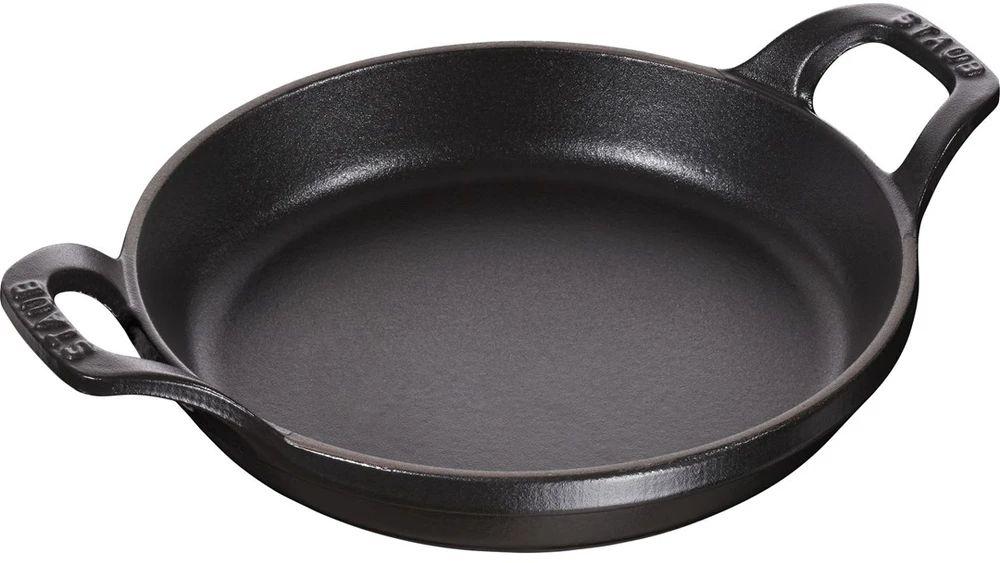 Staub apvalus kepimo ir gratino indas - 400 ml, juodas