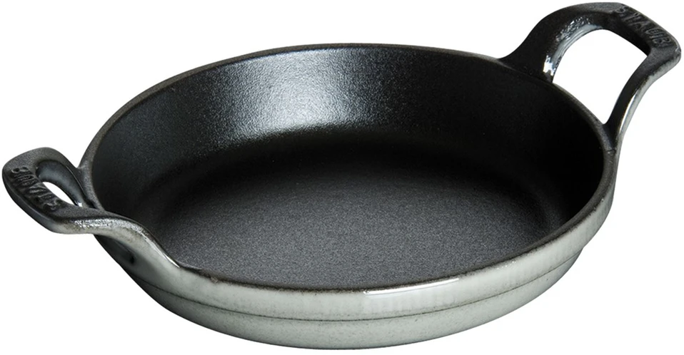 Staub apvalus mini kepimo ir gratino indas - 250 ml, grafitas