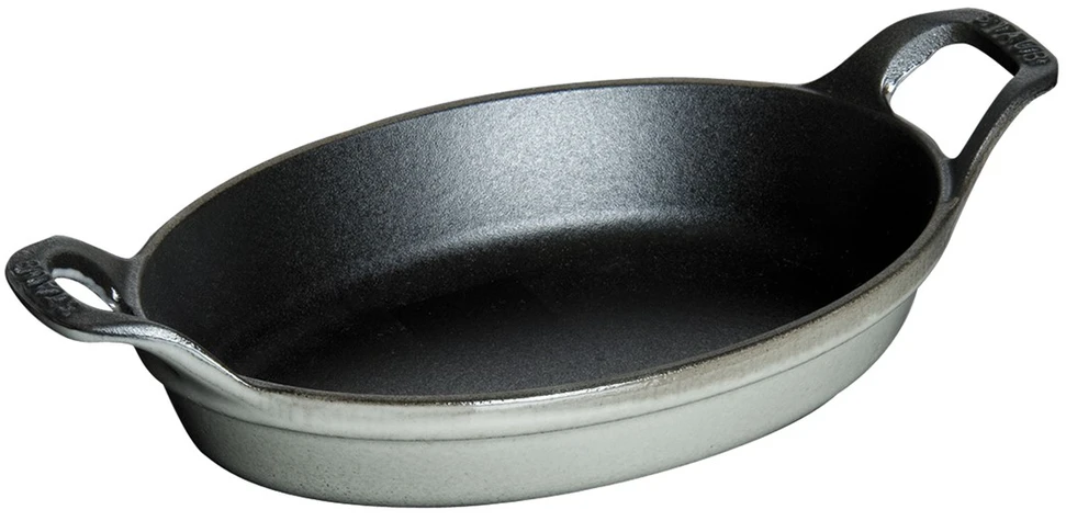 ST2 Staub Oval Mini Baking & Puodas Dish – 250 ml, Graphite