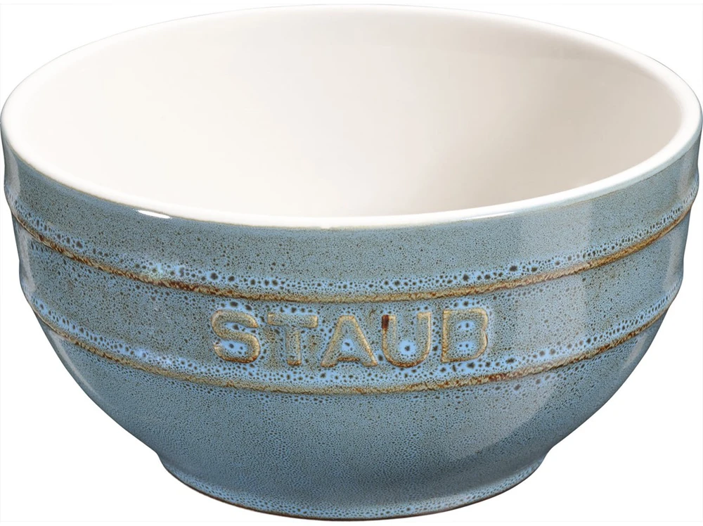STAUB PATIEKAVIMAS Apvalus dubuo 12 cm, antikvarinis turkis