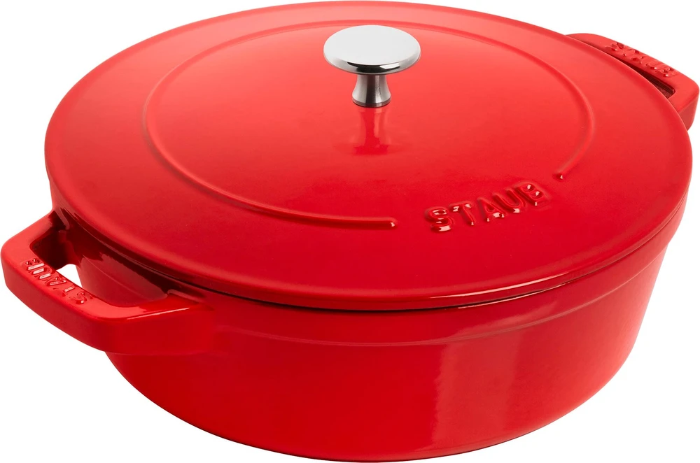 Staub La Cocotte apvalus ketaus troškinimo indas -- 3 VIENŲ RINKINYS