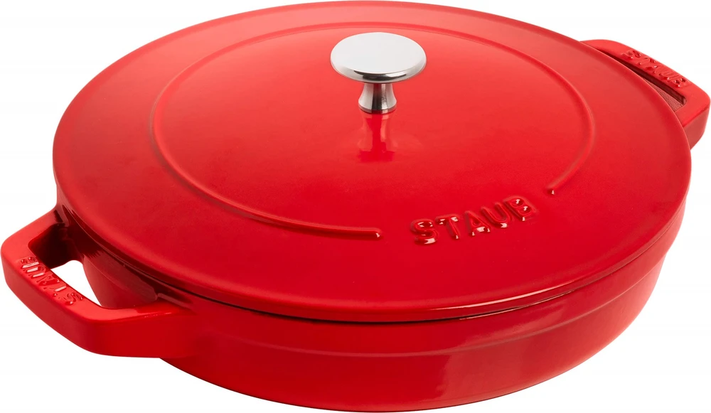 Staub La Cocotte apvalus ketaus troškinimo indas -- 3 VIENŲ RINKINYS