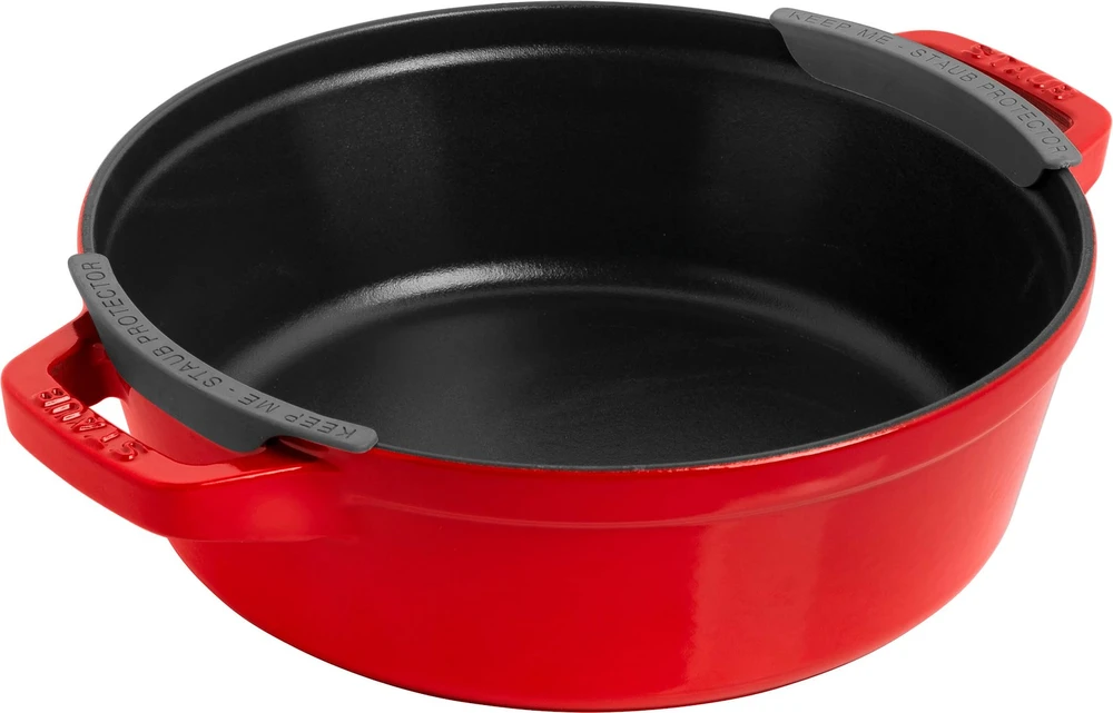 Staub La Cocotte apvalus ketaus troškinimo indas -- 3 VIENŲ RINKINYS