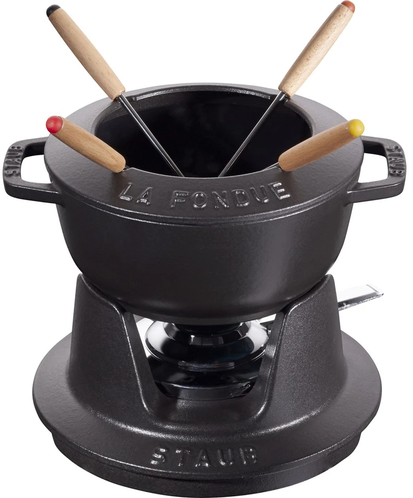 STAUB Rinkinys do fondue 16 cm, juoda