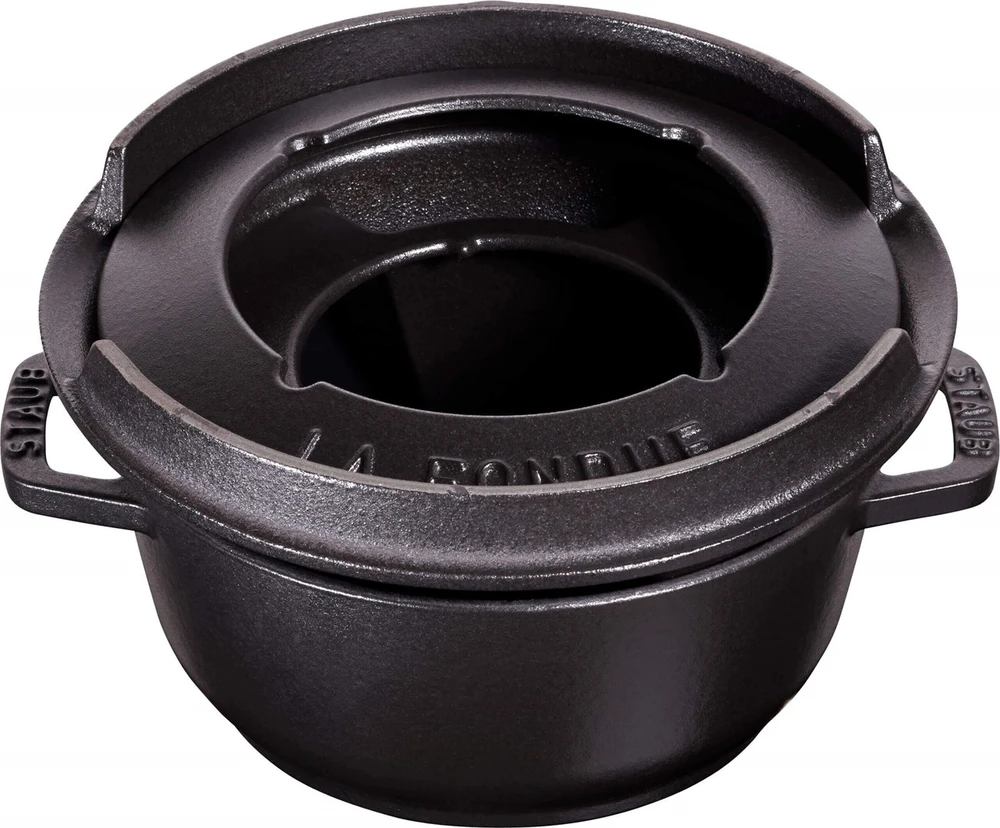 STAUB Rinkinys do fondue 16 cm, juoda