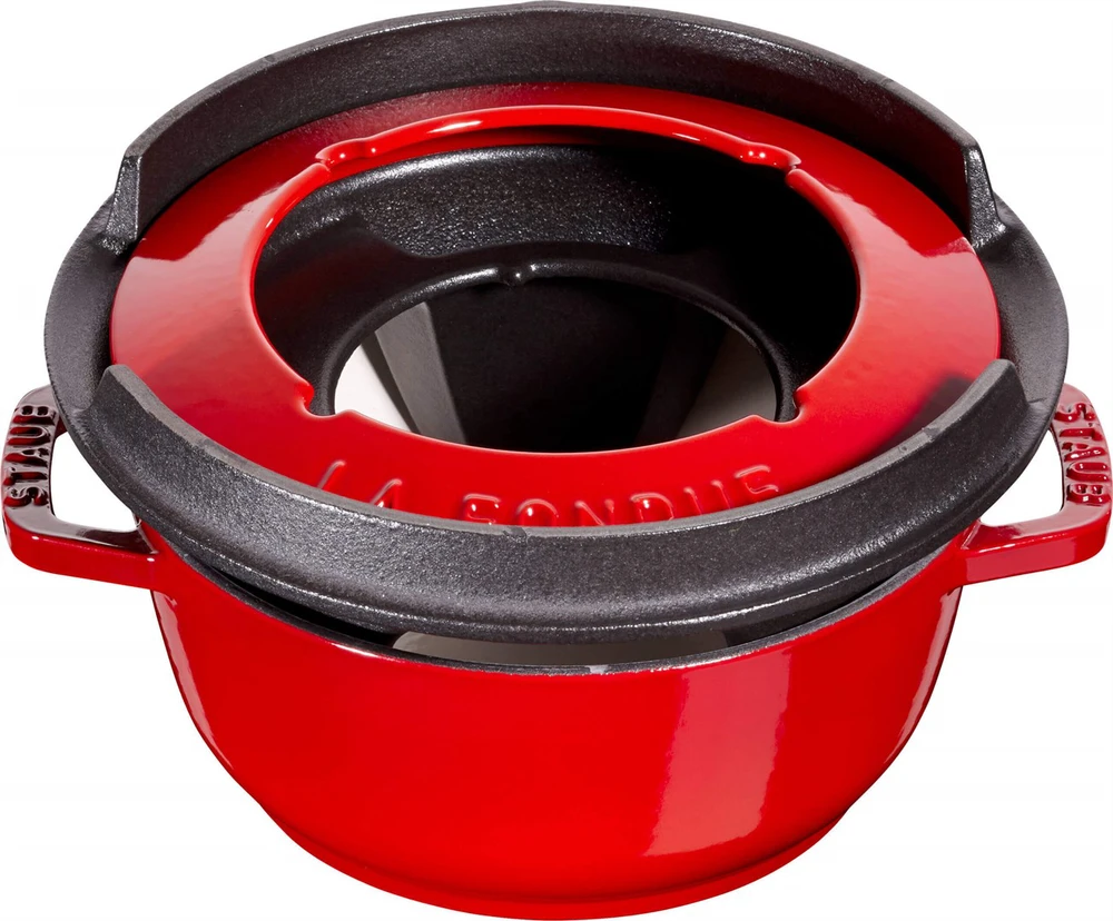 STAUB Rinkinys do fondue 16 cm, raudona