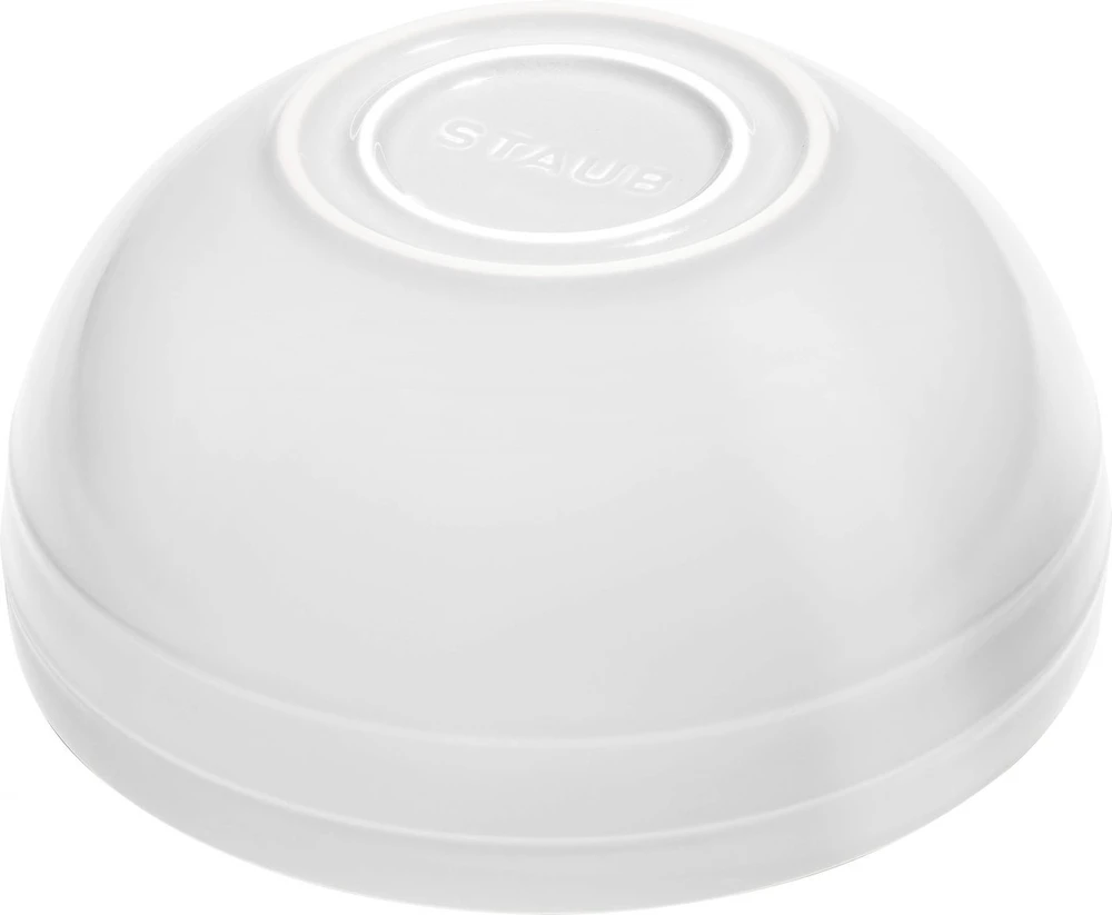 STAUB serviravimo dubuo, apvalus, 24 cm, baltas