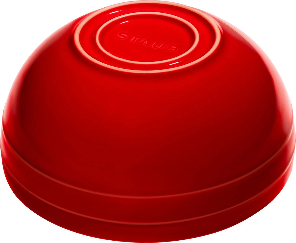 STAUB serviravimo dubuo, apvalus, 24 cm, raudonas