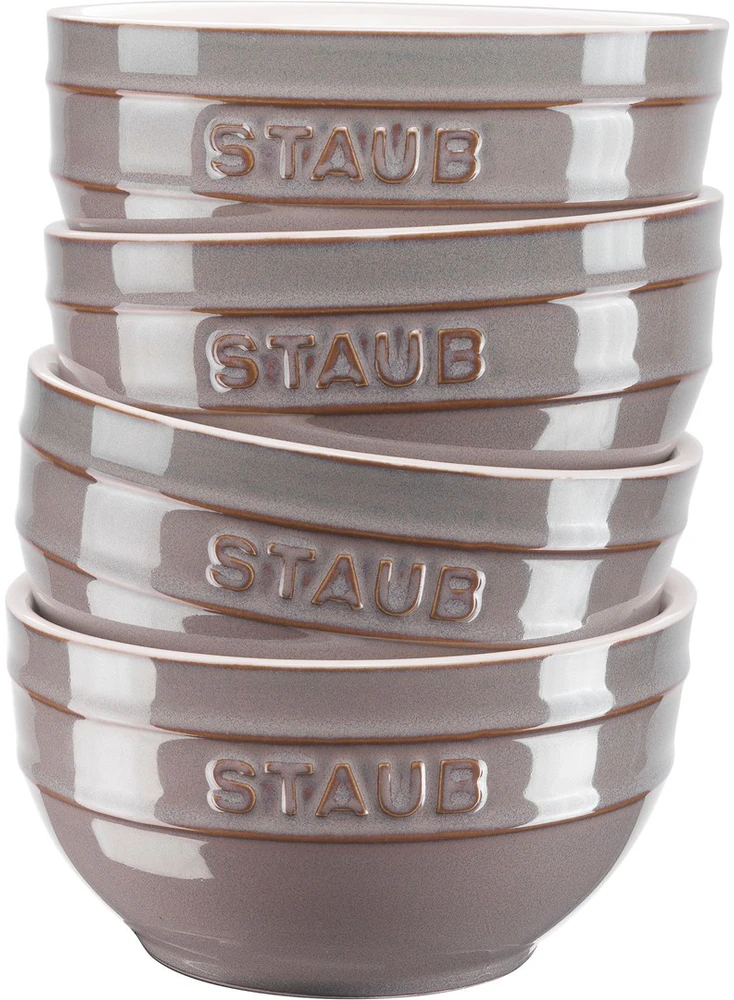 STAUB APVALUS DUBULAS 40508-152-0 12 CM - 4 VIENŲ RINKINYS