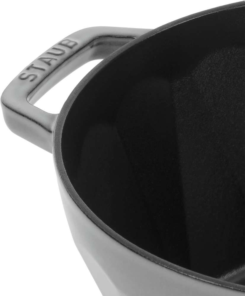 STAUB SPECIAL COCOTTE deimanto formos ketaus puodas, 2,8 l, pilkas