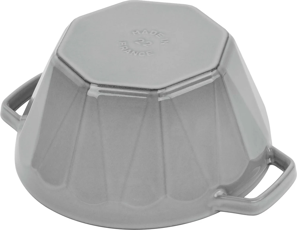 STAUB SPECIAL COCOTTE deimanto formos ketaus puodas, 2,8 l, pilkas