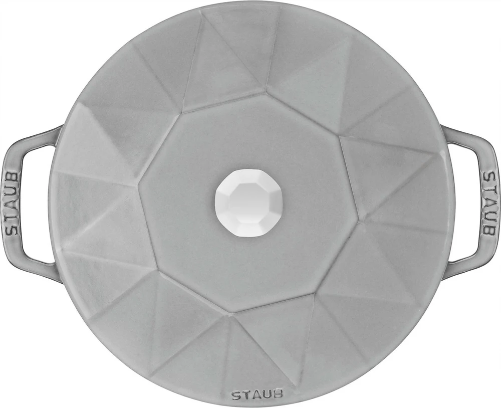 STAUB SPECIAL COCOTTE deimanto formos ketaus puodas, 2,8 l, pilkas