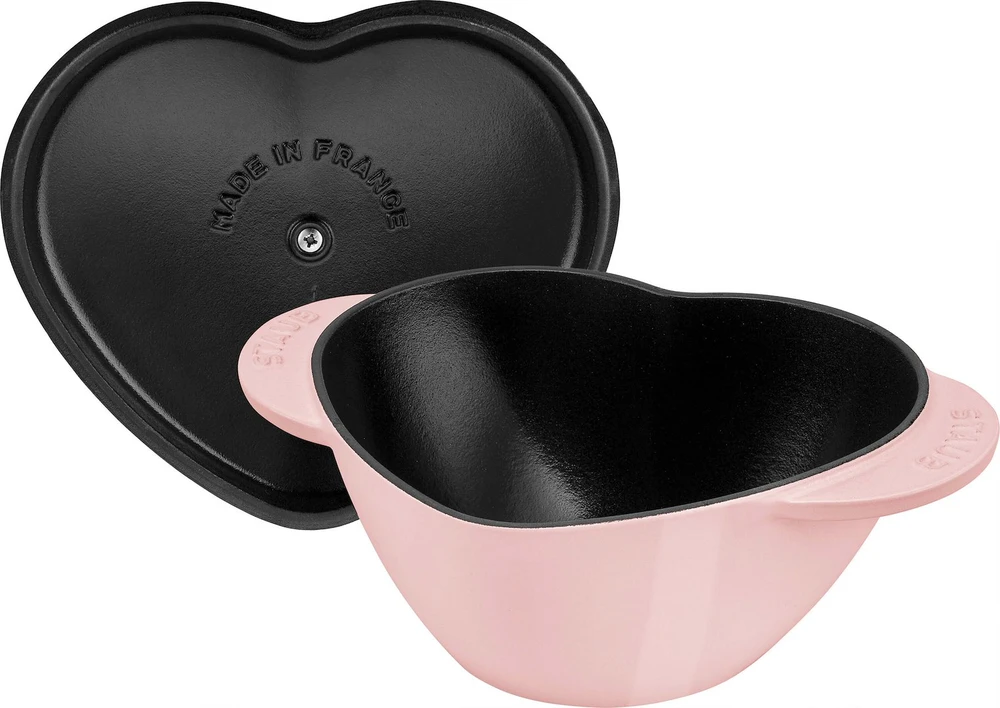 STAUB SPECIAL COCOTTE ketaus puodas, širdelė, 1,75 l, rožinis