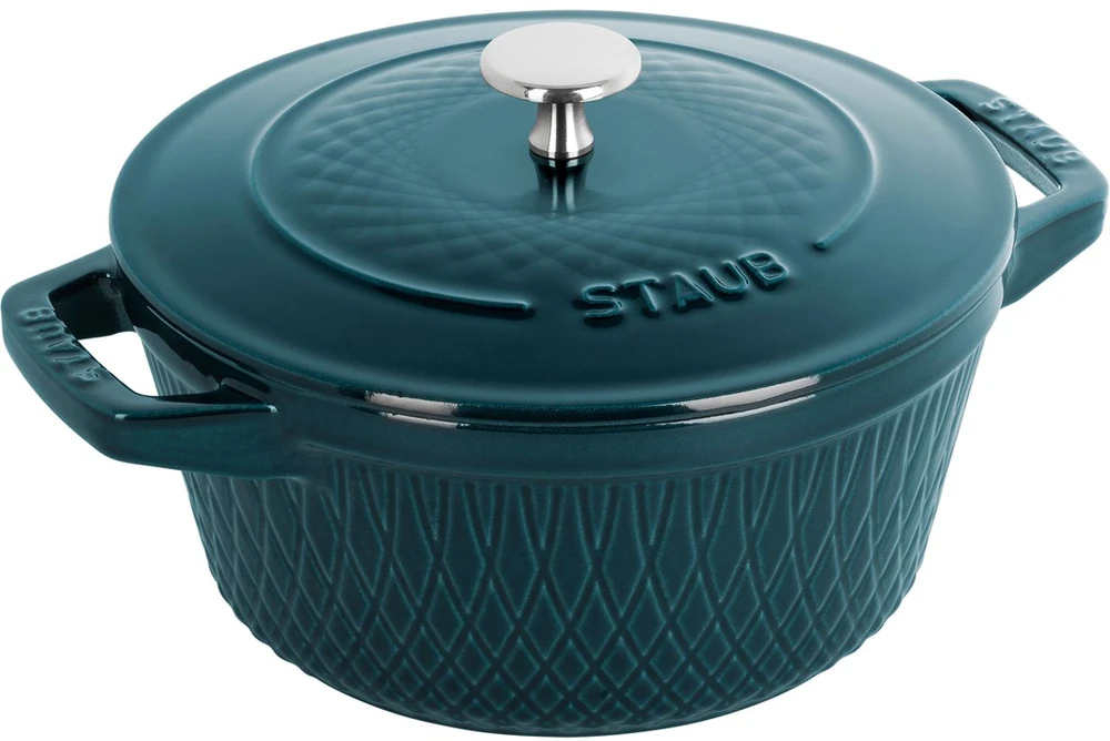 STAUB SPECIAL COCOTTE Puodas żeliwny apvalus 4 ltr, jūros spalvos
