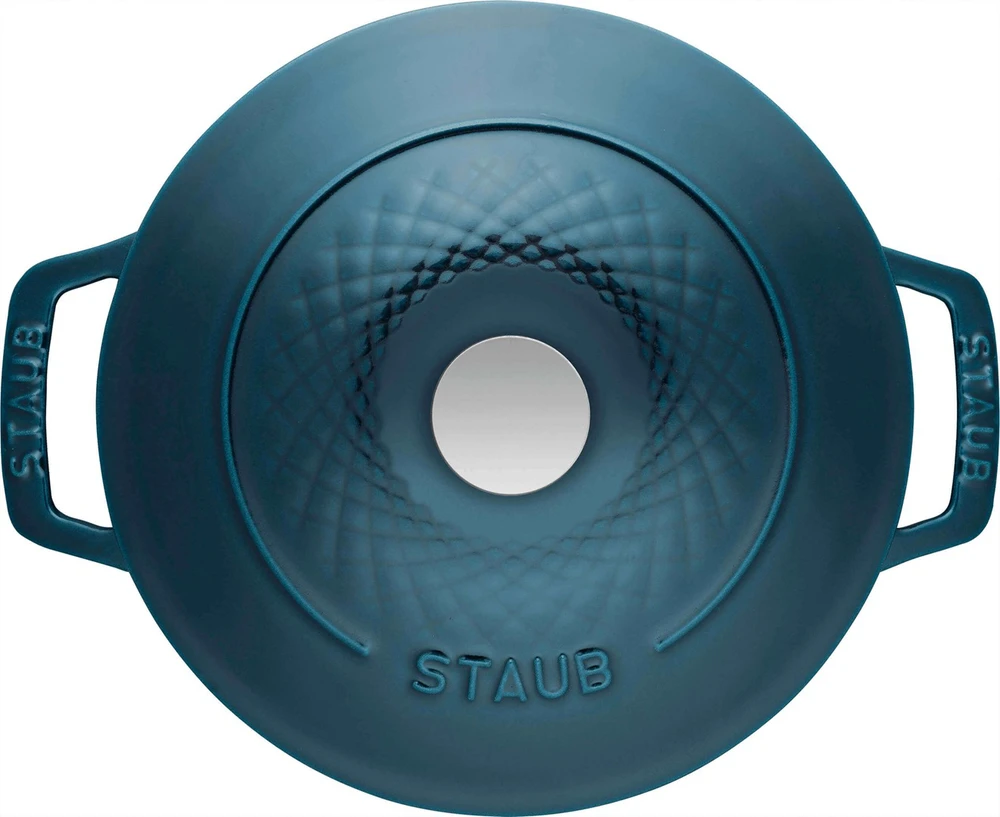 STAUB SPECIAL COCOTTE Puodas żeliwny apvalus 4 ltr, jūros spalvos