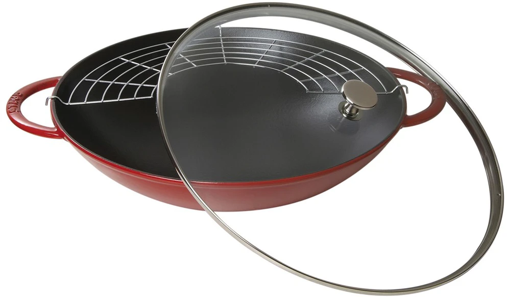 STAUB wok keptuvė emaliuota 37cm