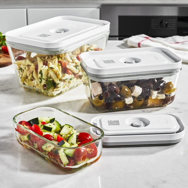 Stiklinis vakuuminis indas ZWILLING Fresh & Save, dydis: S, 0.35 l
