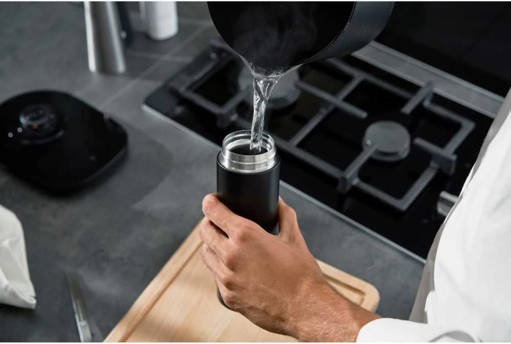 ZWILLING termo puodelis 450 ML, Juodos spalvos