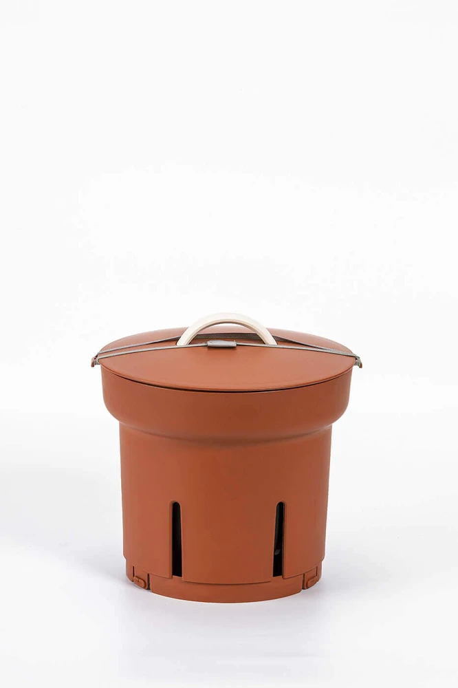 URBALIVE požeminė kompostinė 26,5 cm, cinamono spalvos
