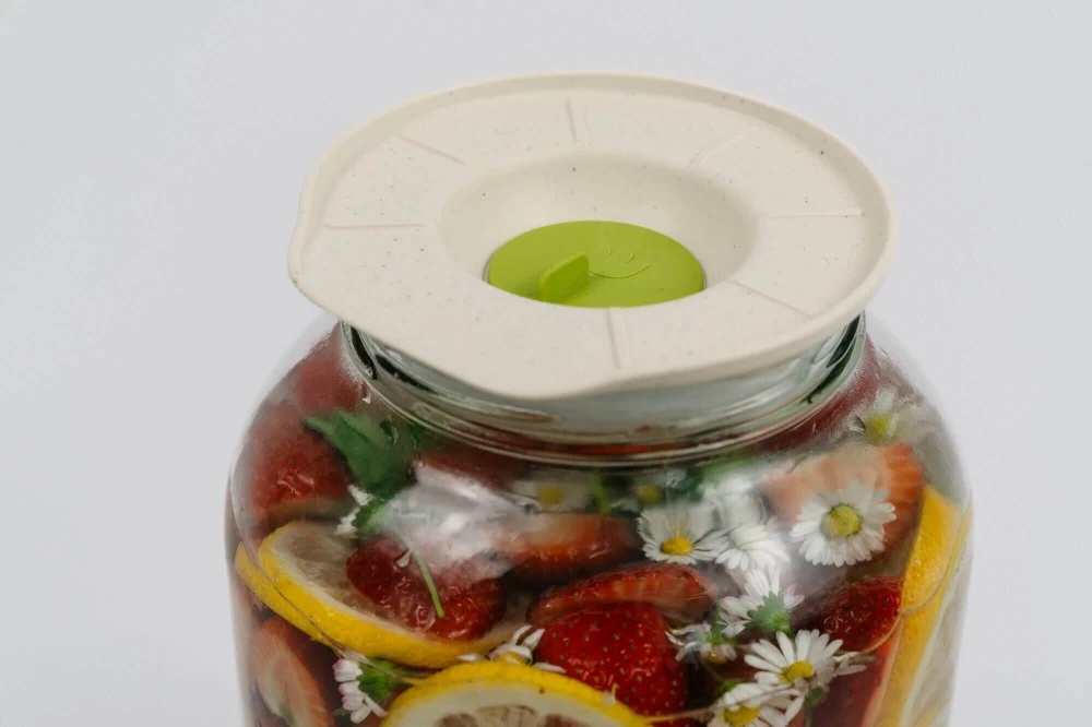 URBALIVE fermentacijos dangtis 13,5 cm, žalias