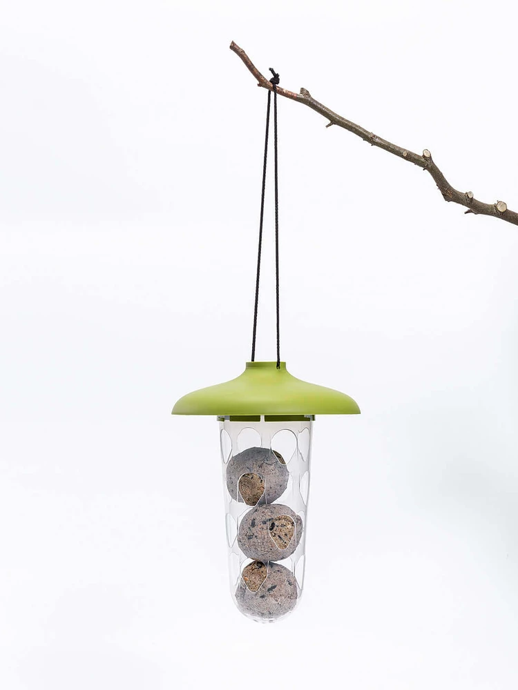 URBALIVE ROBIN Maitinimo rinkinys ptaków 2 w 1 16.5 x 18 cm, žalia