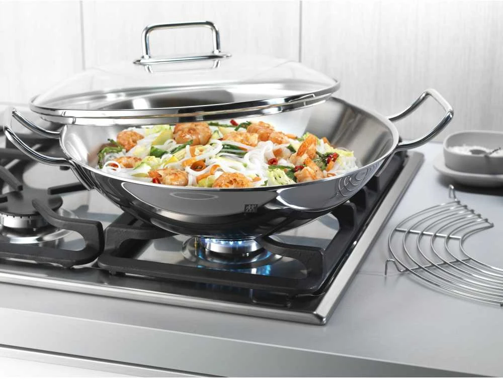 Nerūdijančio plieno Wok keptuvė ZWILLING Plus 40992-332-0