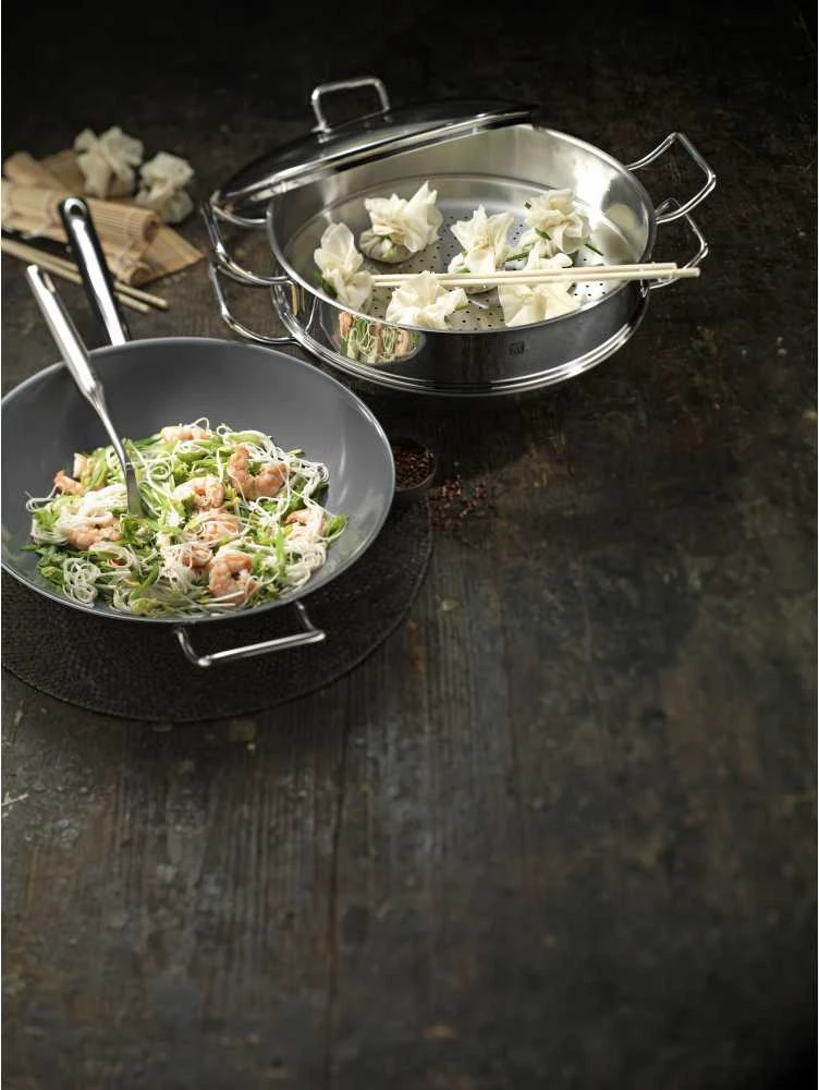 Wok keptuvė su dangčiu Zwilling Plus 40992-032-0 32 cm