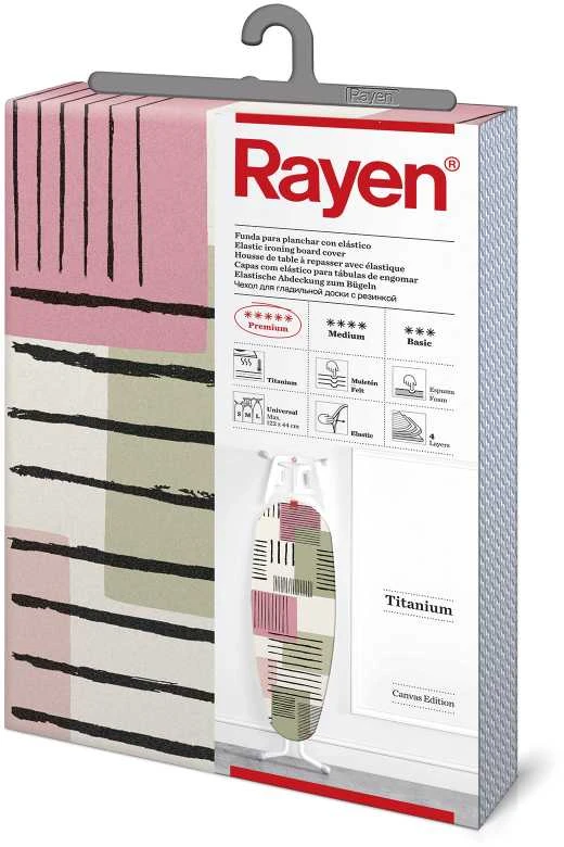 Rayen raštuotas lyginimo lentos užvalkalas - 127 x 51 cm