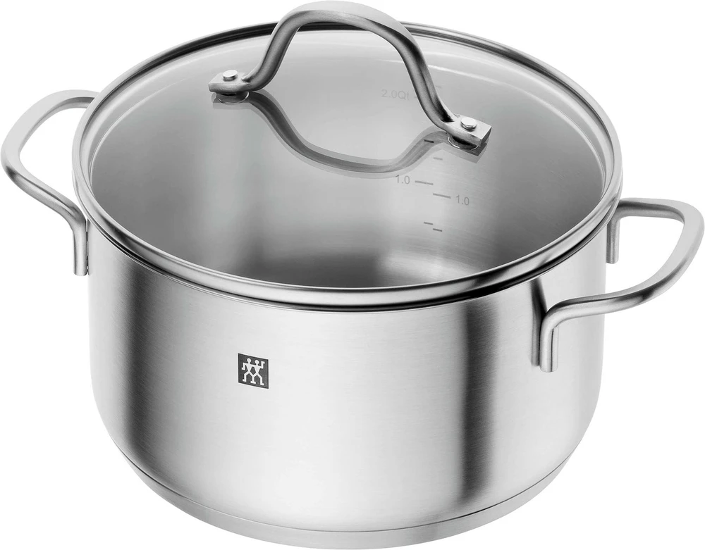 ZWILLING Flow virtuvės puodų rinkinys, 5 dalių, 18/10 nerūdijantis plienas
