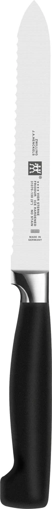 4 peilių rinkinys su bloku ZWILLING Four Star 35144-600-0, Juodas